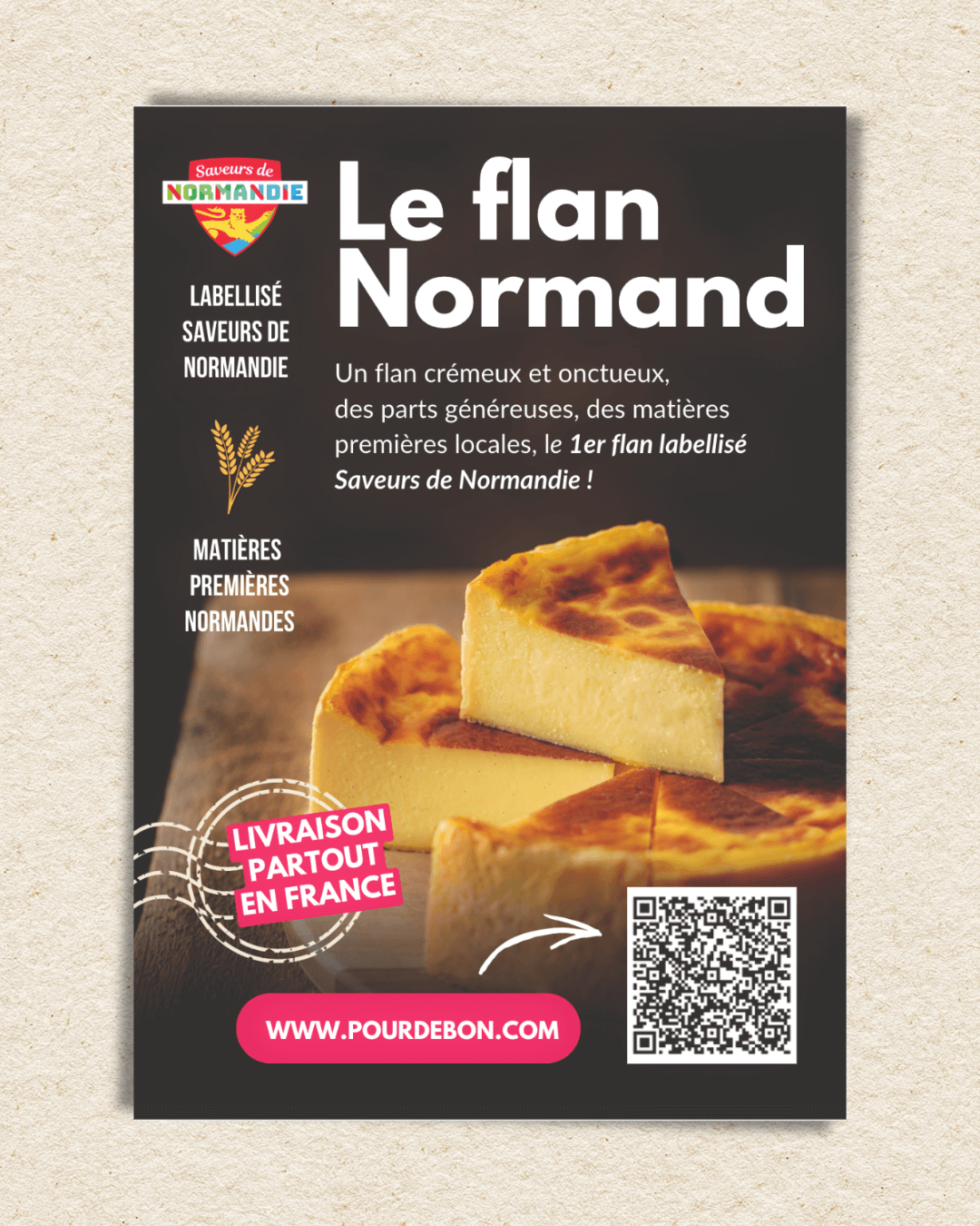 Flyer du flan Normand